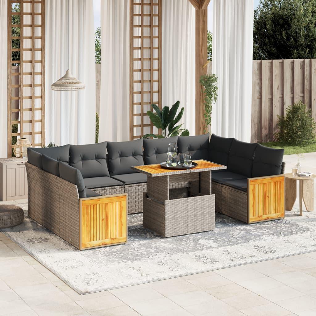 VidaXL Garten sofagarnitur poly-rattan  