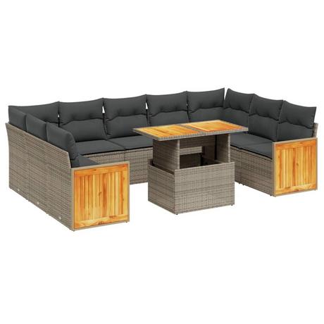 VidaXL Garten sofagarnitur poly-rattan  