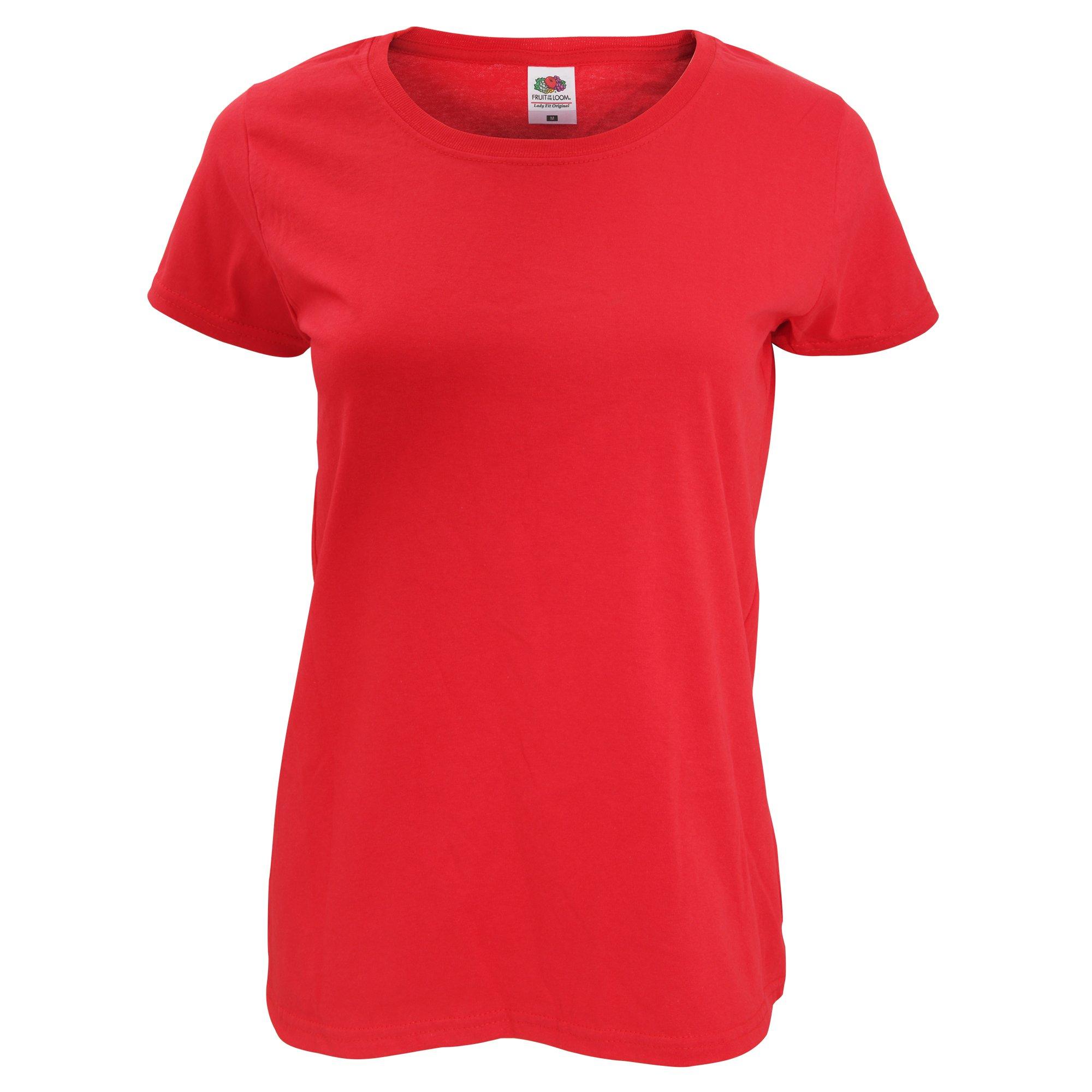 Fruit of the Loom  LadyFit TShirt, kurzärmlig 