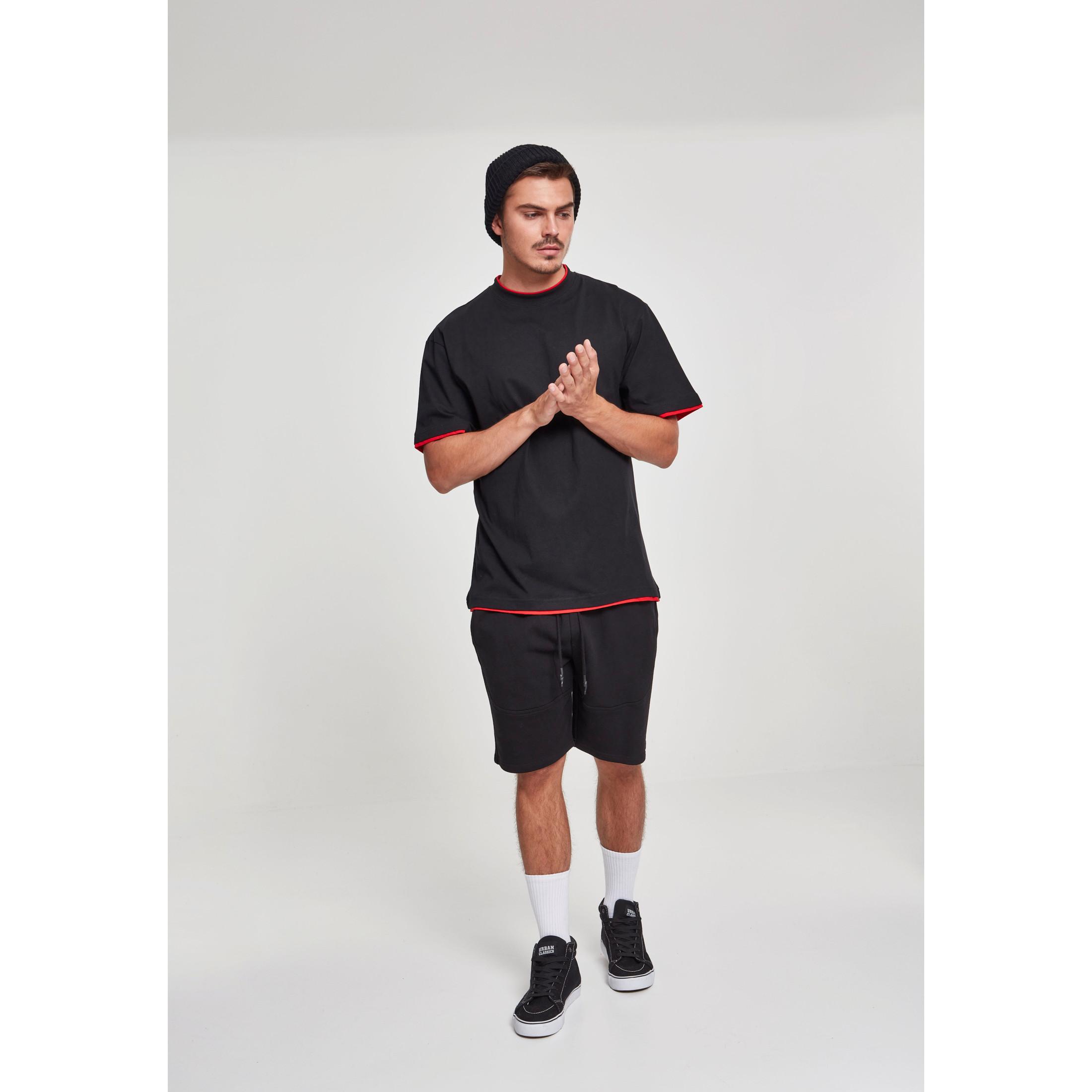 URBAN CLASSICS T-Shirt Kontrastbesatz  