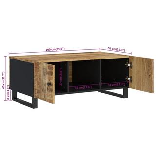 VidaXL Table basse bois  