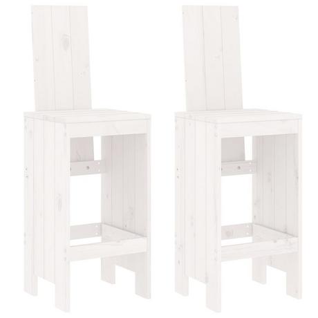 VidaXL Tabouret de bar bois de pin  