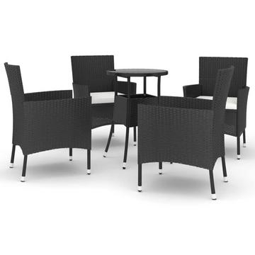 Garten bistro set poly-rattan