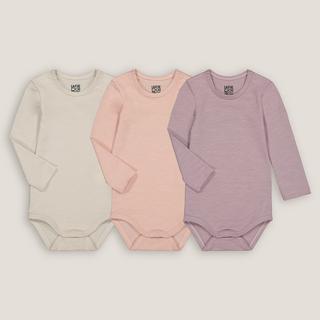 La Redoute Collections  3er-Pack langärmelige Bodys 