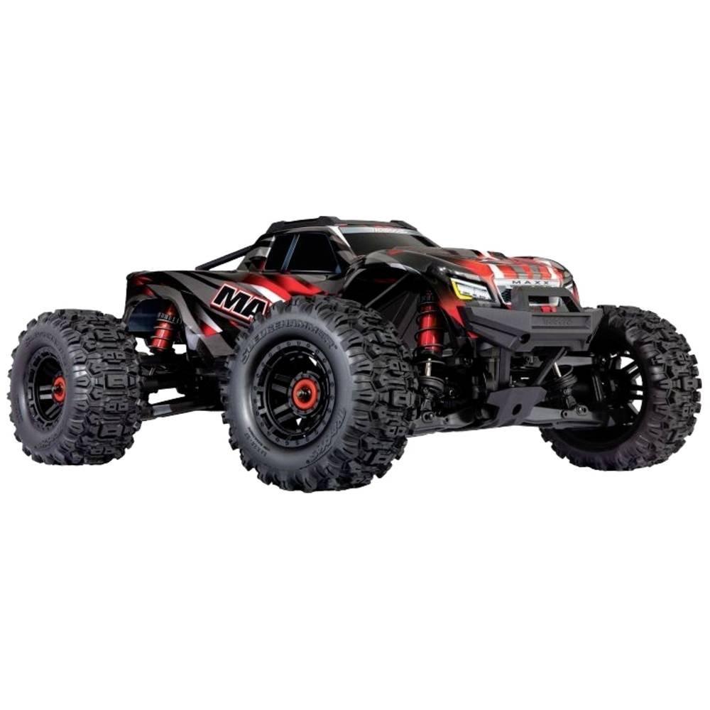 Traxxas  89086-4RED MAXX Wide 1:10 RTR TSM SR VXL4S régulateur o batterie/chargeur 