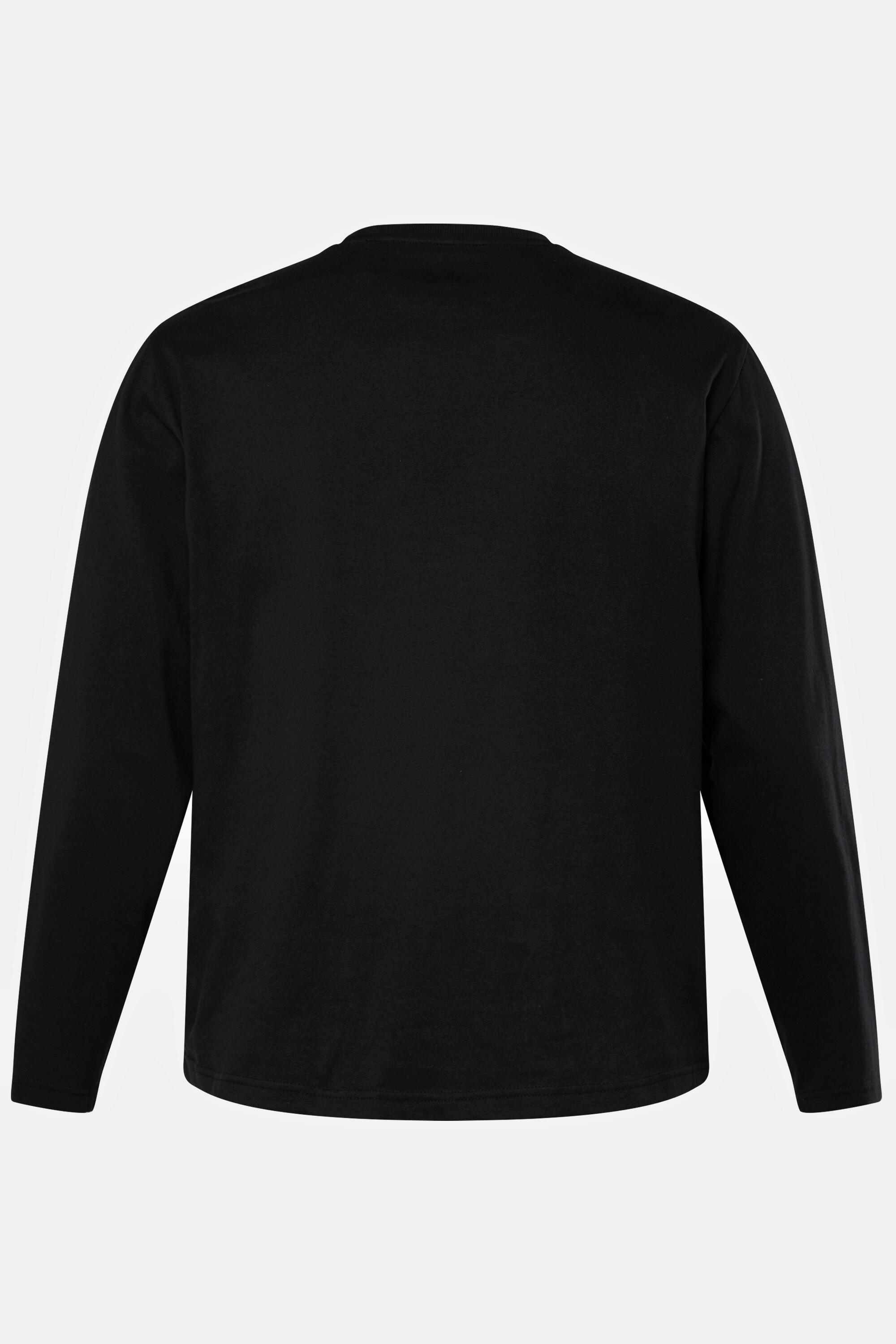 JP1880 T-shirt manches longues col rond imprimé caoutchouté Tall  