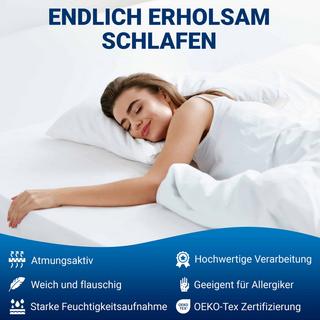 Mara Vital Matratzenschoner Matratzenschutz Matratzenauflage atmungsaktiv und saugstark  