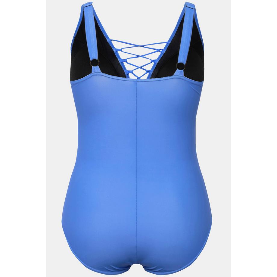 Ulla Popken Badeanzug Zierbänder Softcups  