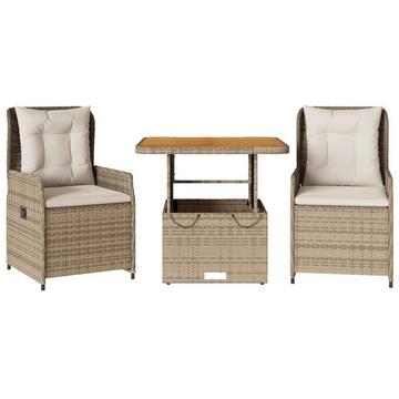 Bistro set poly-rattan