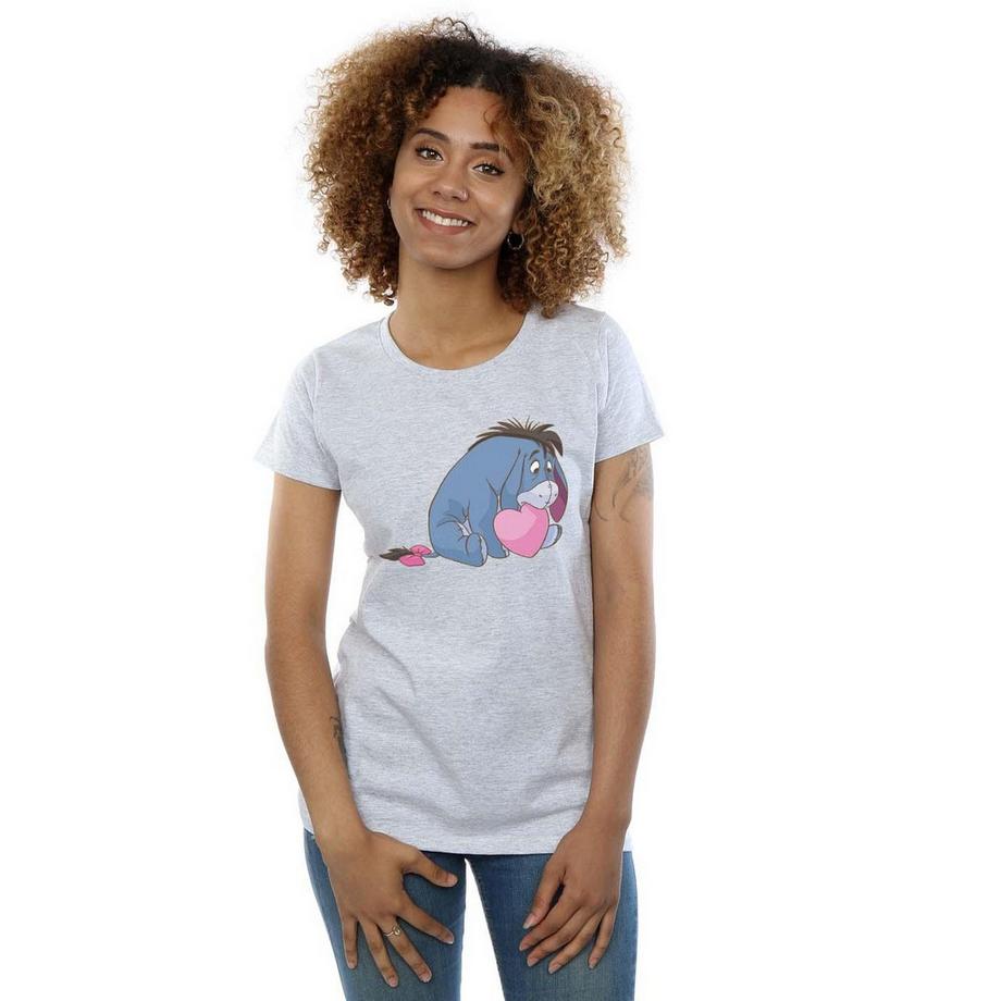 Disney Eeyore Cuore T-Shirt Maniche Corte  