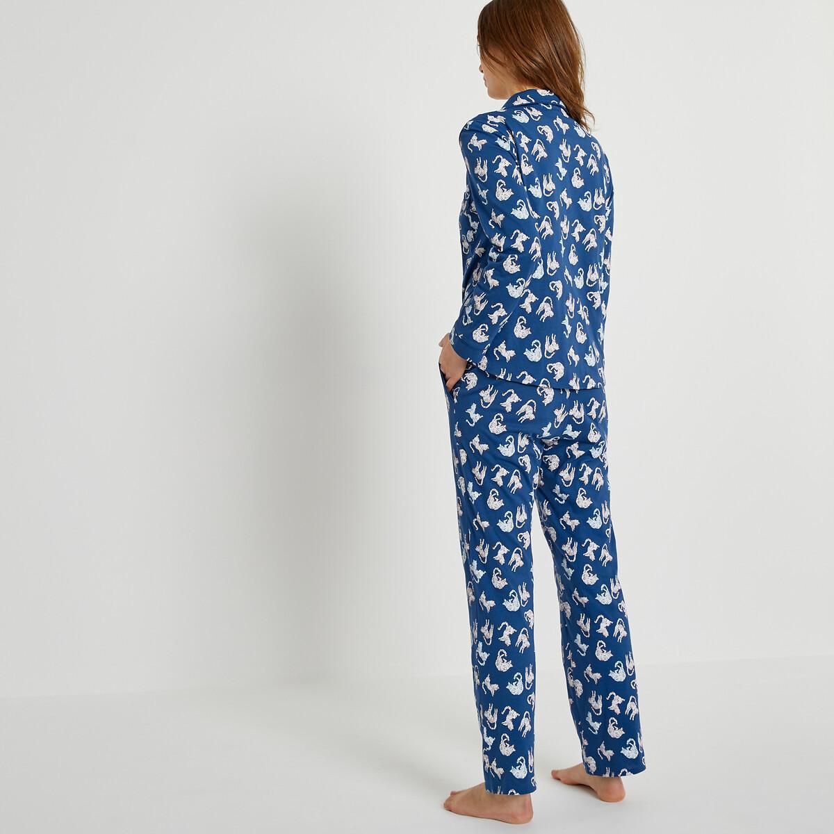 La Redoute Collections  Pyjama mit Katzenmotiven 