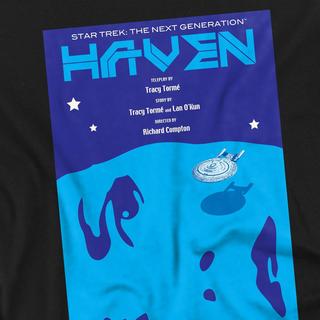 Star Trek The Next Generation Stagione 1 Episodio 11 T-Shirt a Maniche Lunghe  