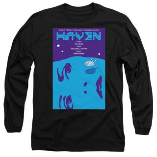 Star Trek The Next Generation Stagione 1 Episodio 11 T-Shirt a Maniche Lunghe  