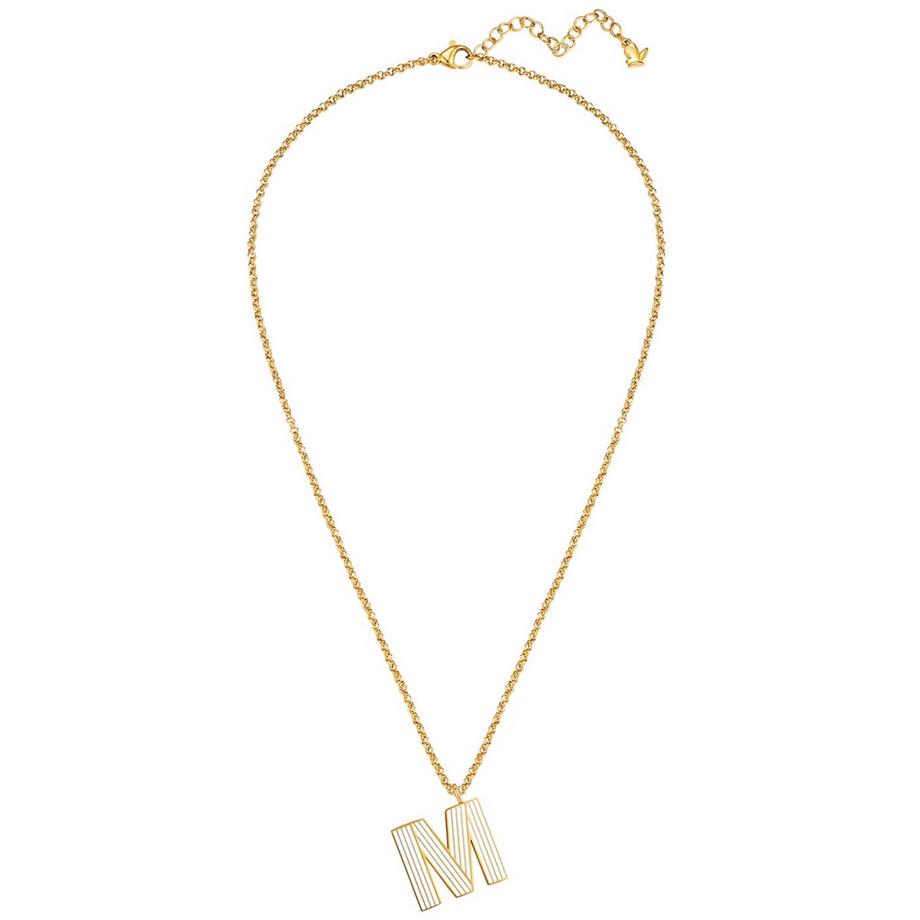 Glanzstücke München  Collier Lettre M Acier Inoxydable 