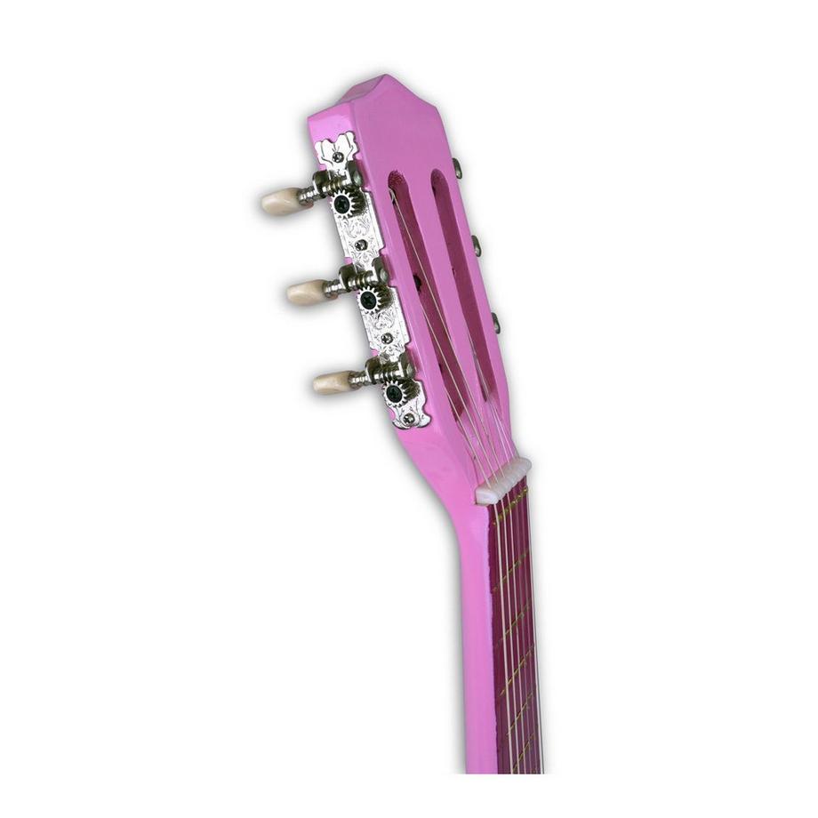 BONTEMPI  Klassische Holzgitarre Pink (75cm) 