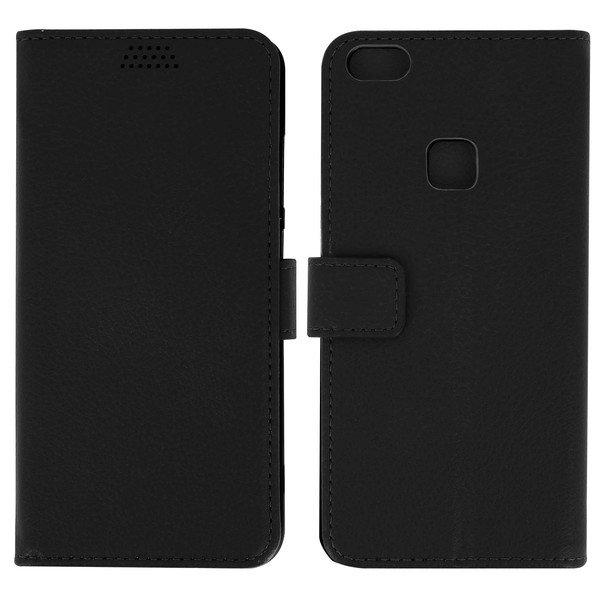 Avizar  Étui Portefeuille Noir Huawei P10 Lite 