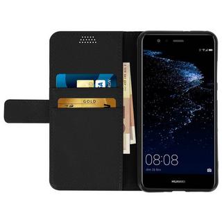 Avizar  Étui Portefeuille Noir Huawei P10 Lite 