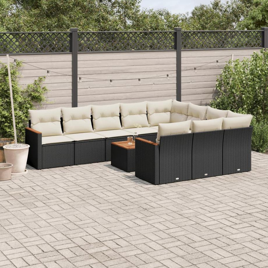 VidaXL Garten sofagarnitur poly-rattan  