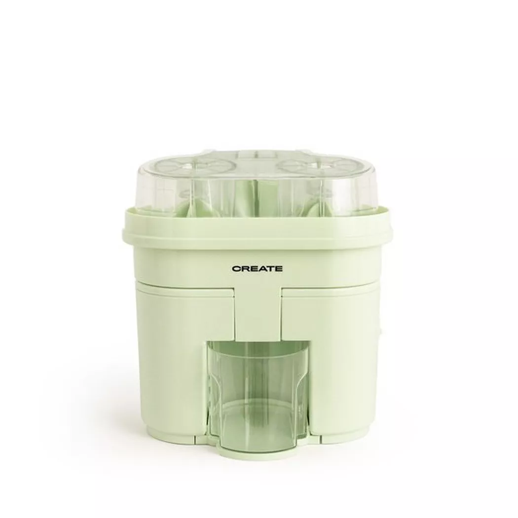 CREATE - Juicer Dual Elektrischer Doppelentsafter 90W, Hellgrün