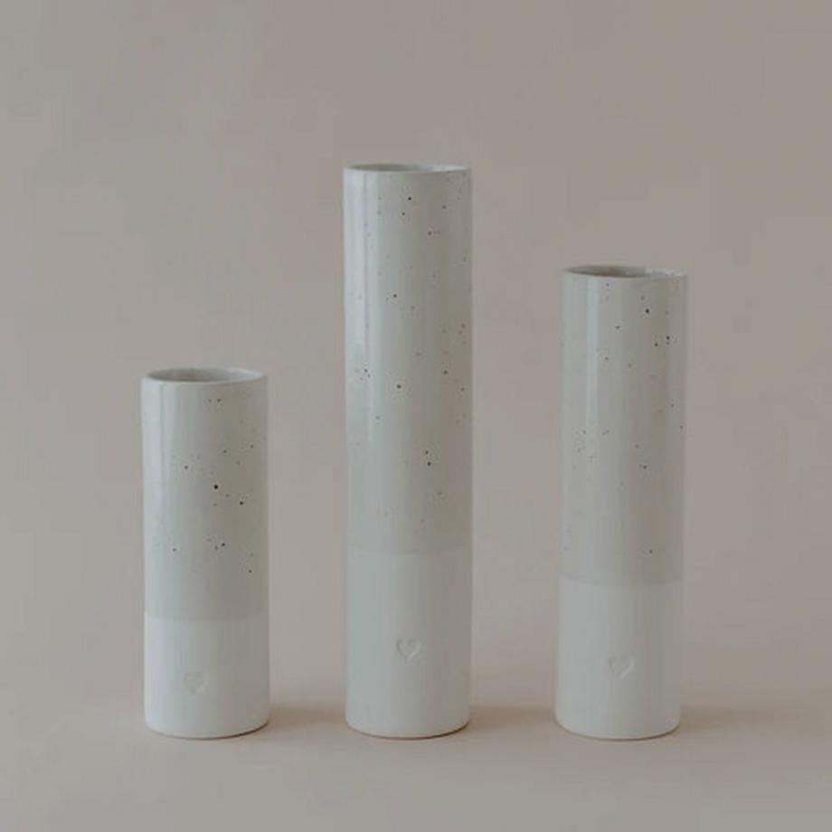 Eulenschnitt Vase Herz mittel  