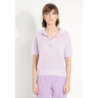 Studio Cashmere8  AVA 1 Polo a maniche corte - 100% cashmere, grezzo 