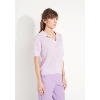 Studio Cashmere8  AVA 1 Polo a maniche corte - 100% cashmere, grezzo 