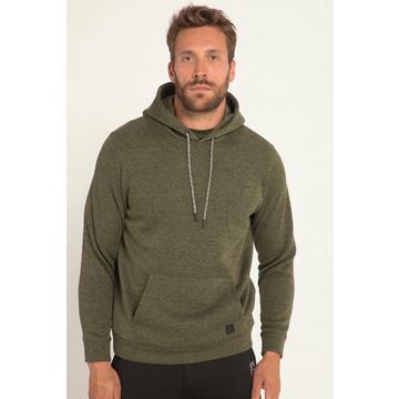 Strickfleece-Hoodie, Outdoor, Kapuze, Kängurutasche