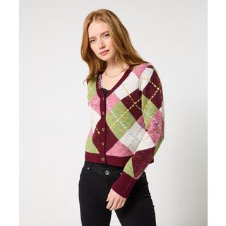 Joe Browns Gilet Classique en Maille Argyle  