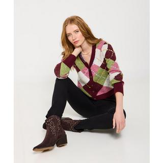 Joe Browns Gilet Classique en Maille Argyle  