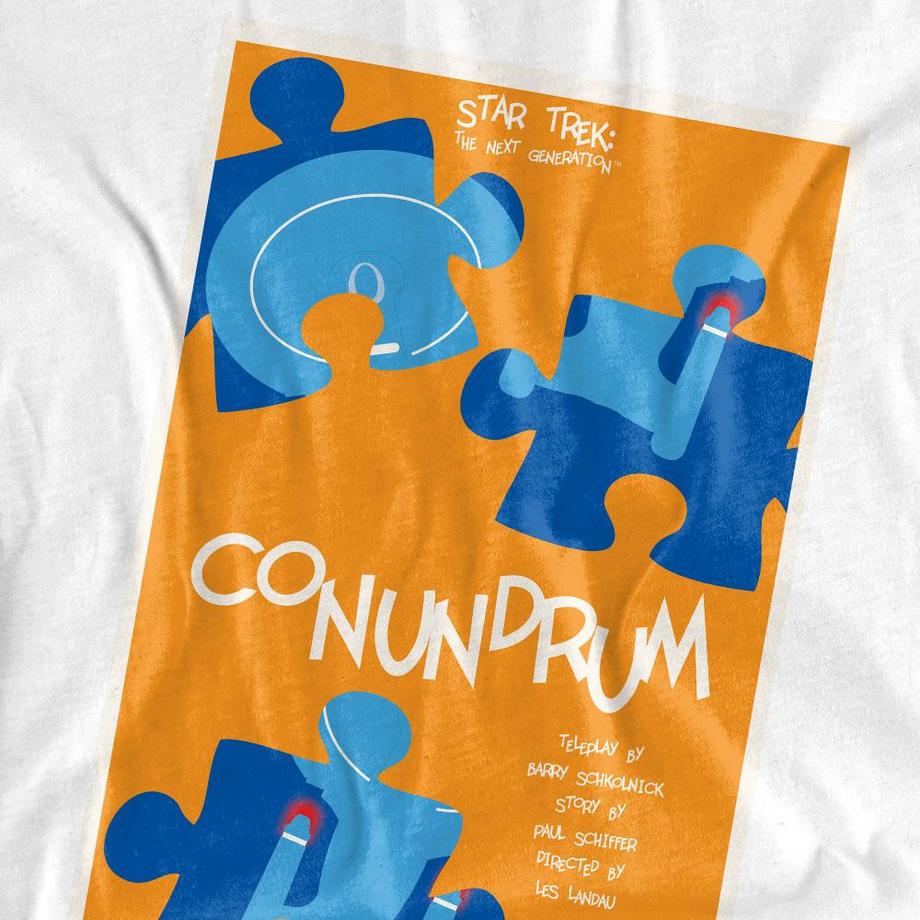 Star Trek Star Trek The Next Generation Stagione 5 Episodio 14 Conundrum T-Shirt Maniche Lunghe  