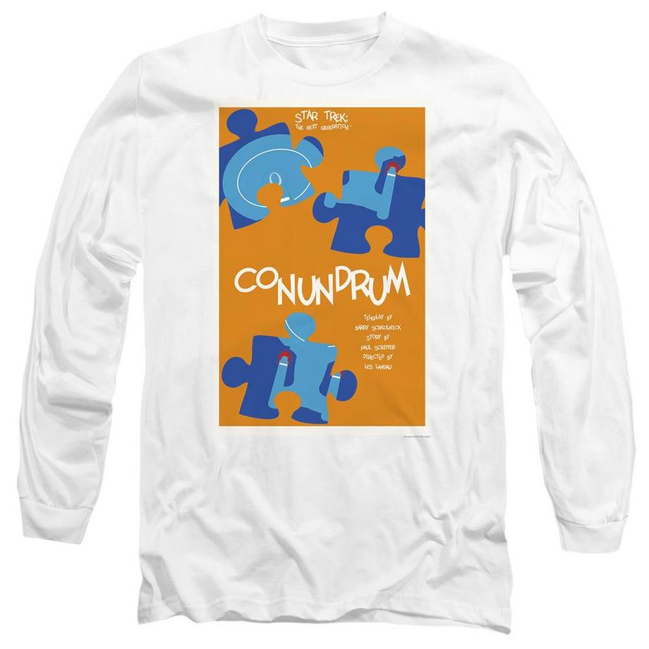 Star Trek Star Trek The Next Generation Stagione 5 Episodio 14 Conundrum T-Shirt Maniche Lunghe  