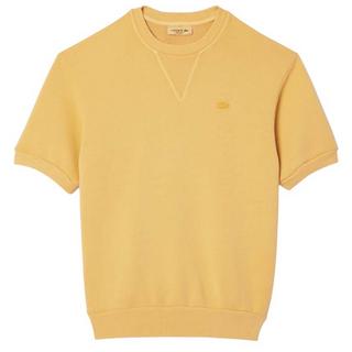 LACOSTE Fleece Kurzarm T-Shirt mit gesticktem Logo  