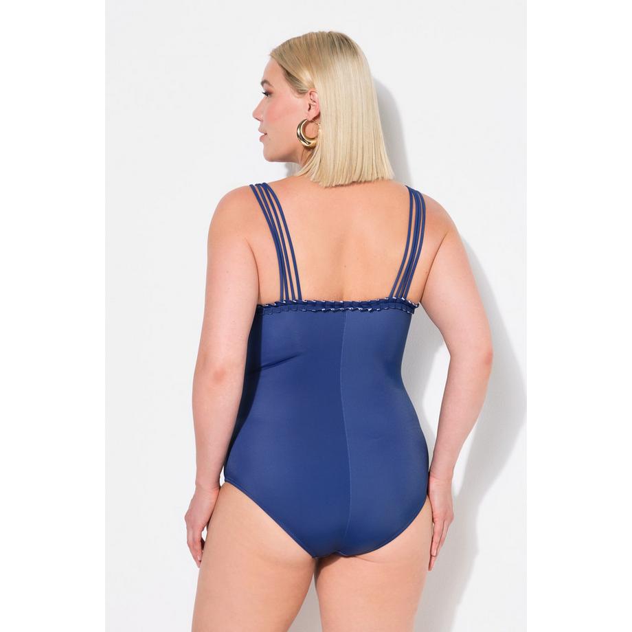 Ulla Popken Costume intero stampa aragosta coppe morbide quattro spalline  