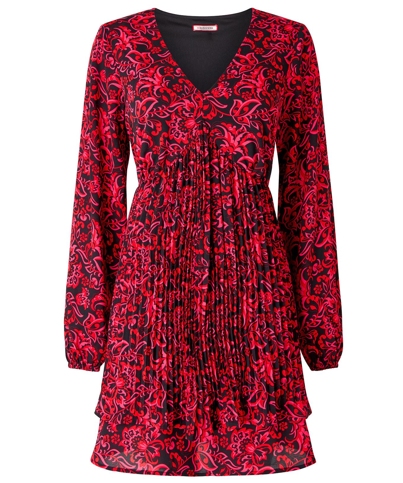 Joe Browns Tunica plissettata con motivo floreale  