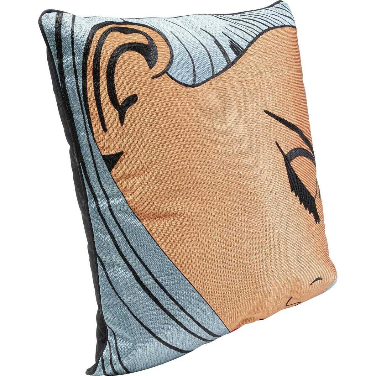 KARE Design Coussin Comic Face 50x50  