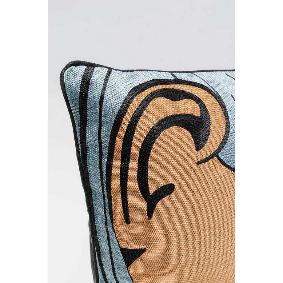 KARE Design Kissen Comic Face 50x50  