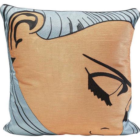 KARE Design Coussin Comic Face 50x50  