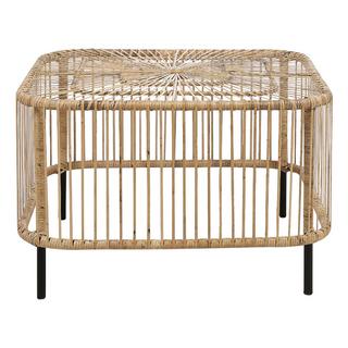 Beliani Tavolino da giardino en Rattan Boho CESENATICO  