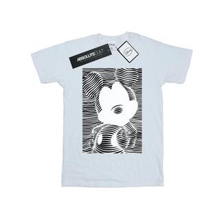 Disney Mickey Mouse Wavy Lines T-Shirt  