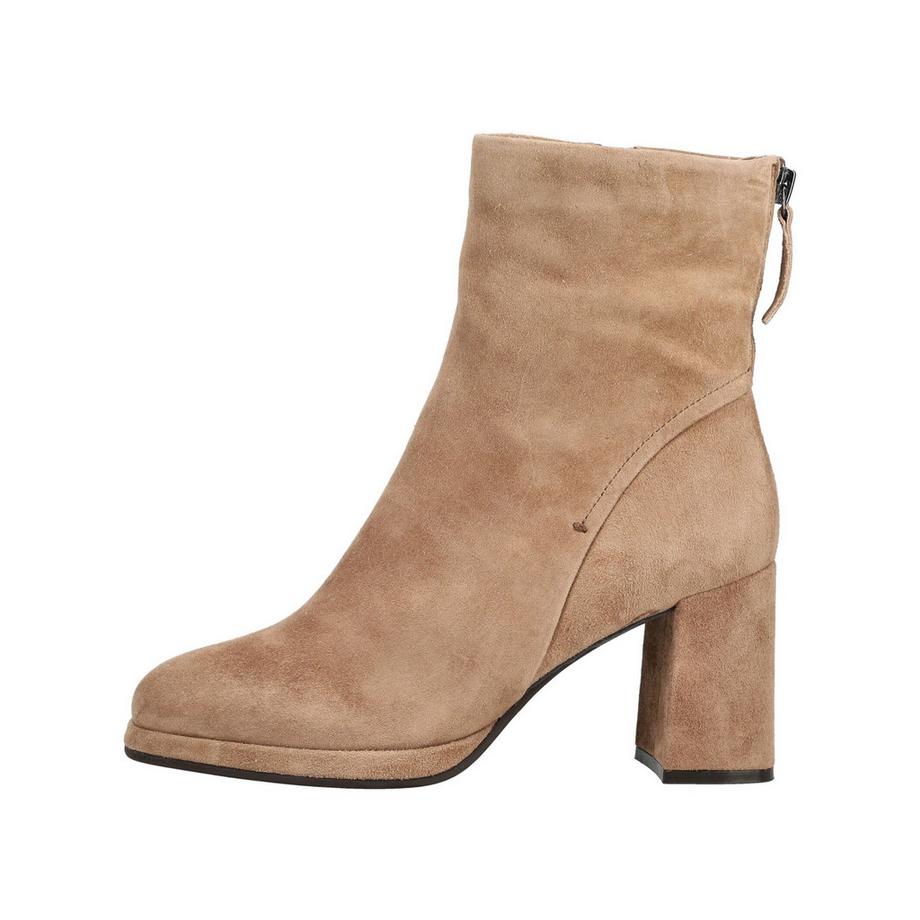 Regarde Le Ciel Bottines en cuir velours à talon bloc  