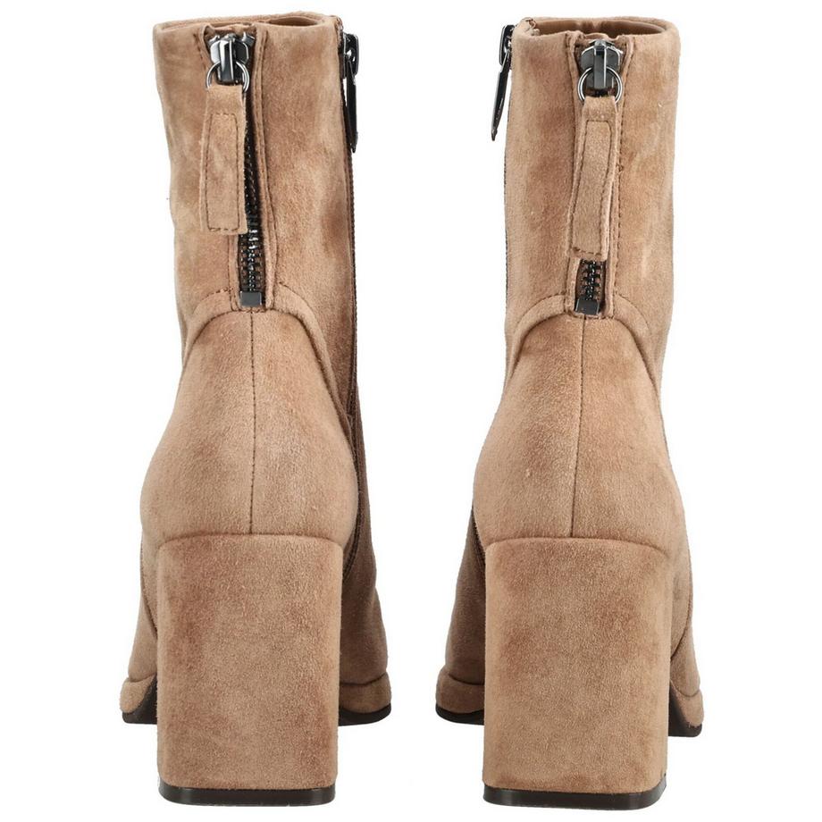 Regarde Le Ciel Bottines en cuir velours à talon bloc  