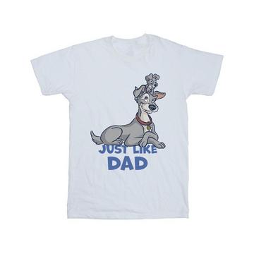Lady And The Tramp Just Like Dad TShirt