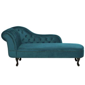 Chaise longue versione sinistra en Velluto Glamour NIMES