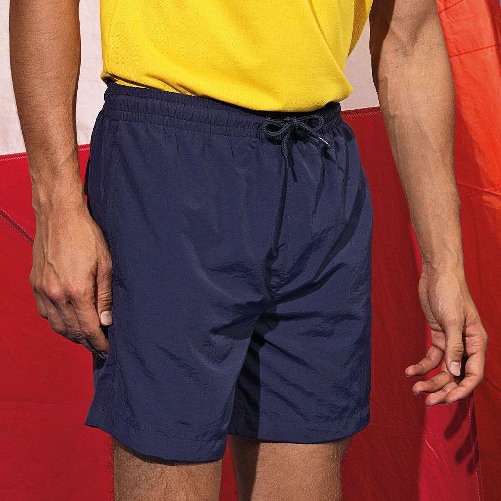 Asquith & Fox Gestreifte Badeshorts mit Kordelzug  