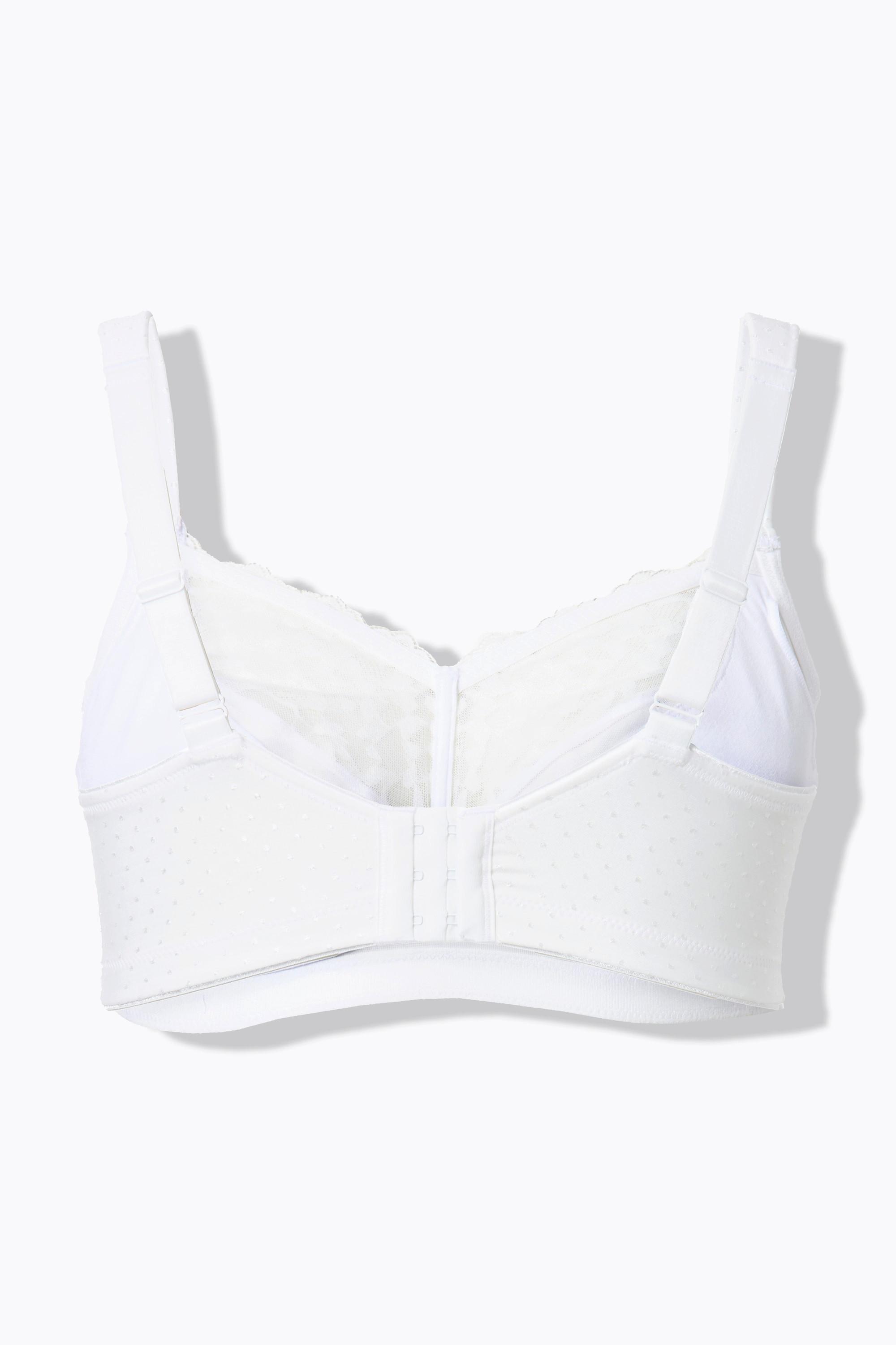 Ulla Popken Reggiseno comfort pizzo senza ferretto coppa C-E  