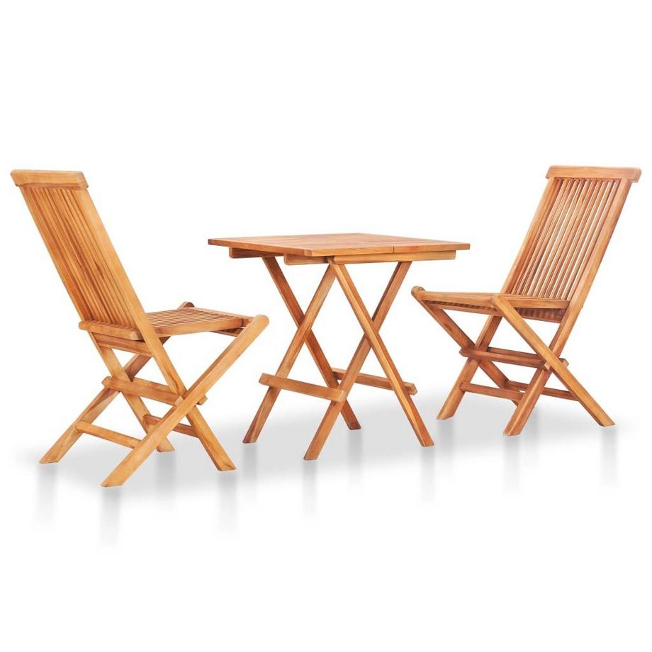 VidaXL Bistroset teak  