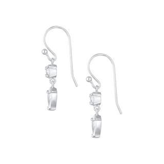 Elli  Boucles d'Oreilles Femmes Pendentif D'oreilles Goutte Solitaire Etincelant Avec Zirconia 