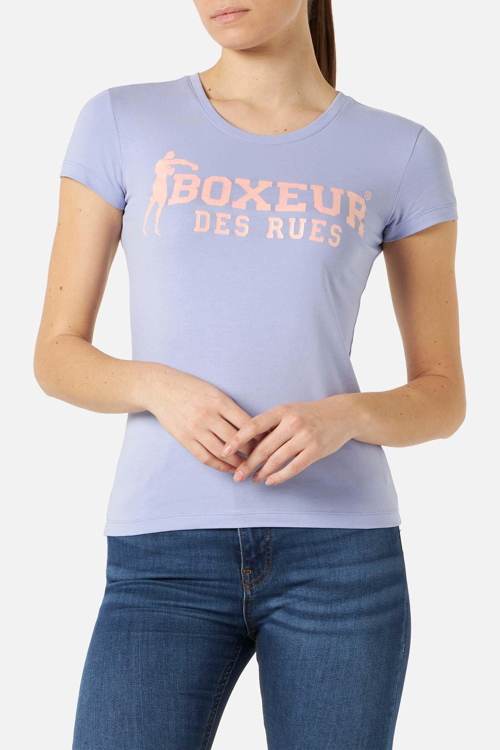 BOXEUR DES RUES  Basic T-Shirt With Front Logo 