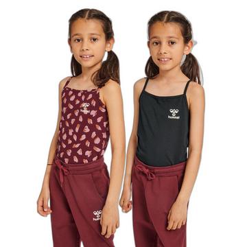 canottiere da bambina senza spalline carolina (x2)