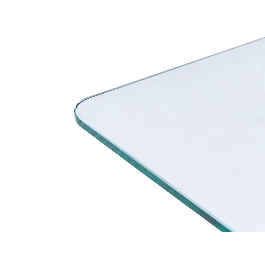 Beliani Table d'appoint en Verre de sécurité Minimaliste AMISK  